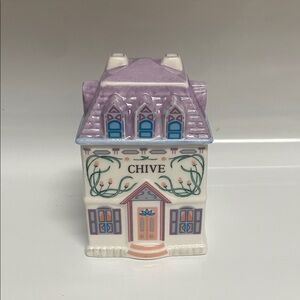 Lenox Spice Village Chive Ceramic House